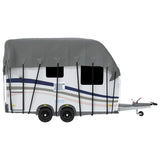 Grey caravan roof cover 600x300 cm non-woven fabric