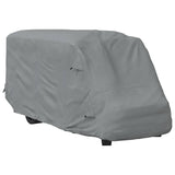 Grey camper cover 570x235x275 cm non-woven fabric