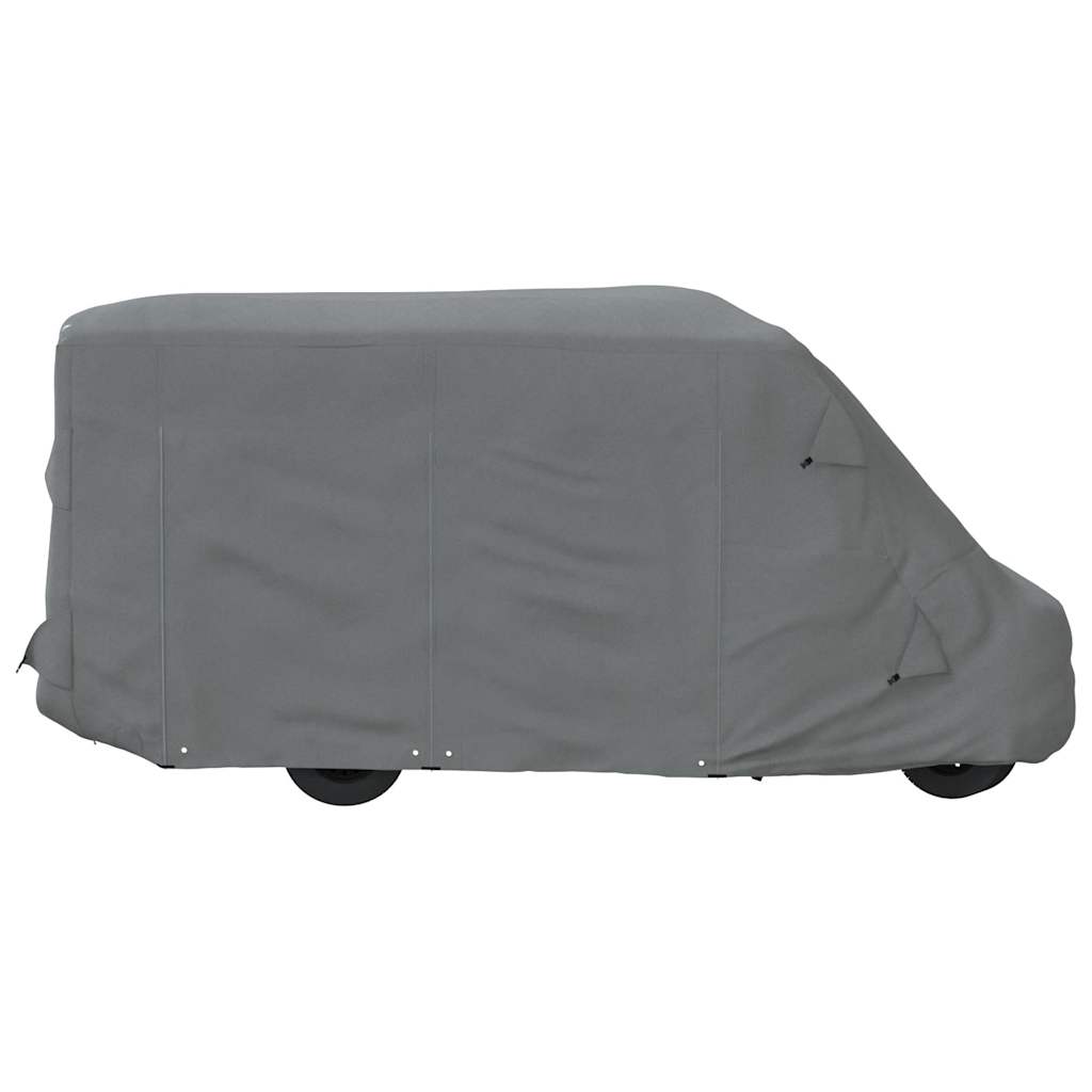 Grey camper cover 570x235x275 cm non-woven fabric