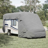 Grey camper cover 570x235x275 cm non-woven fabric