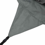 Grey camper cover 970x235x275 cm non-woven fabric