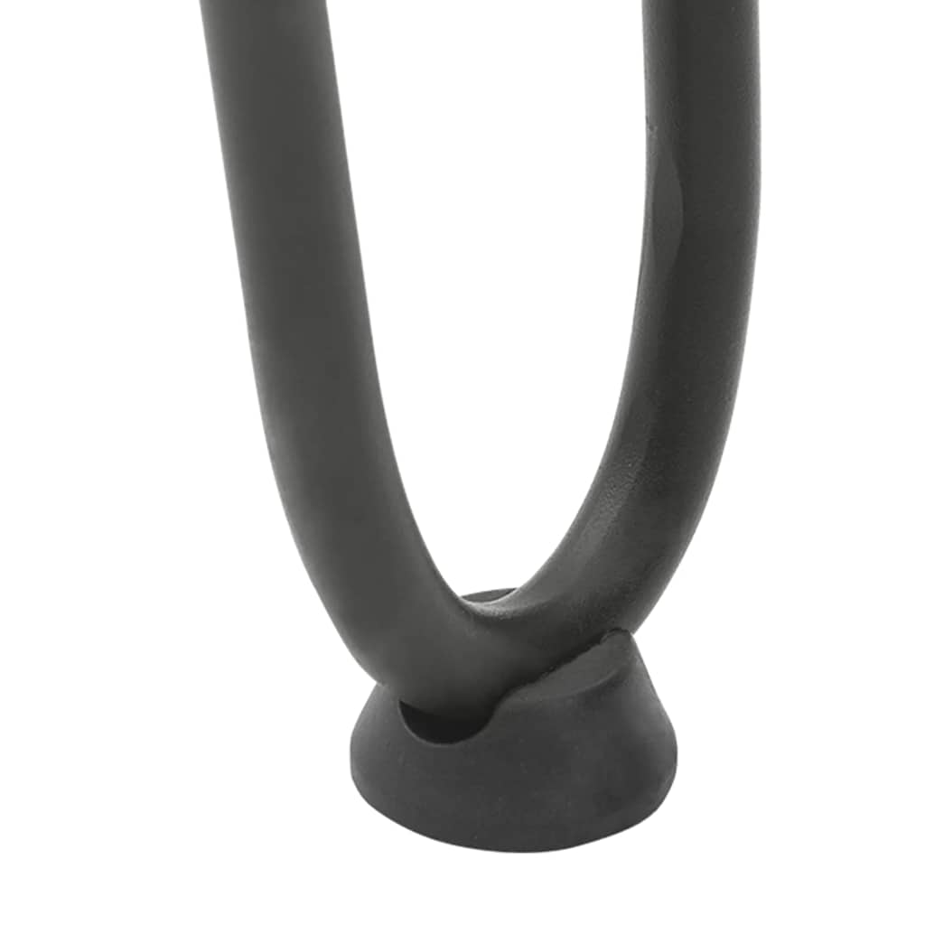 Pieds de table en forme d'épingle à cheveux 4 pcs anthracite