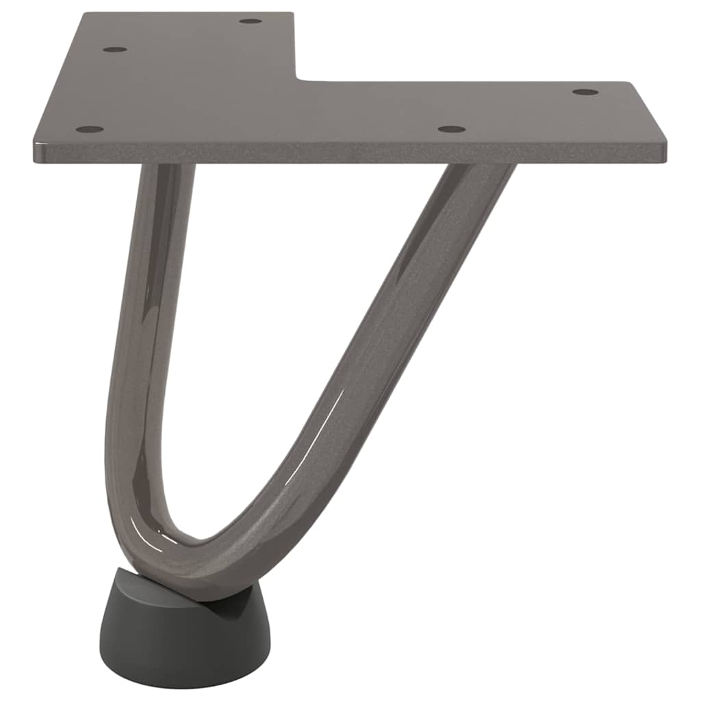 Hairpin table legs 10 cm solid steel