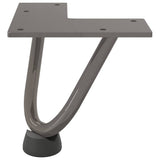 Hairpin table legs 10 cm solid steel