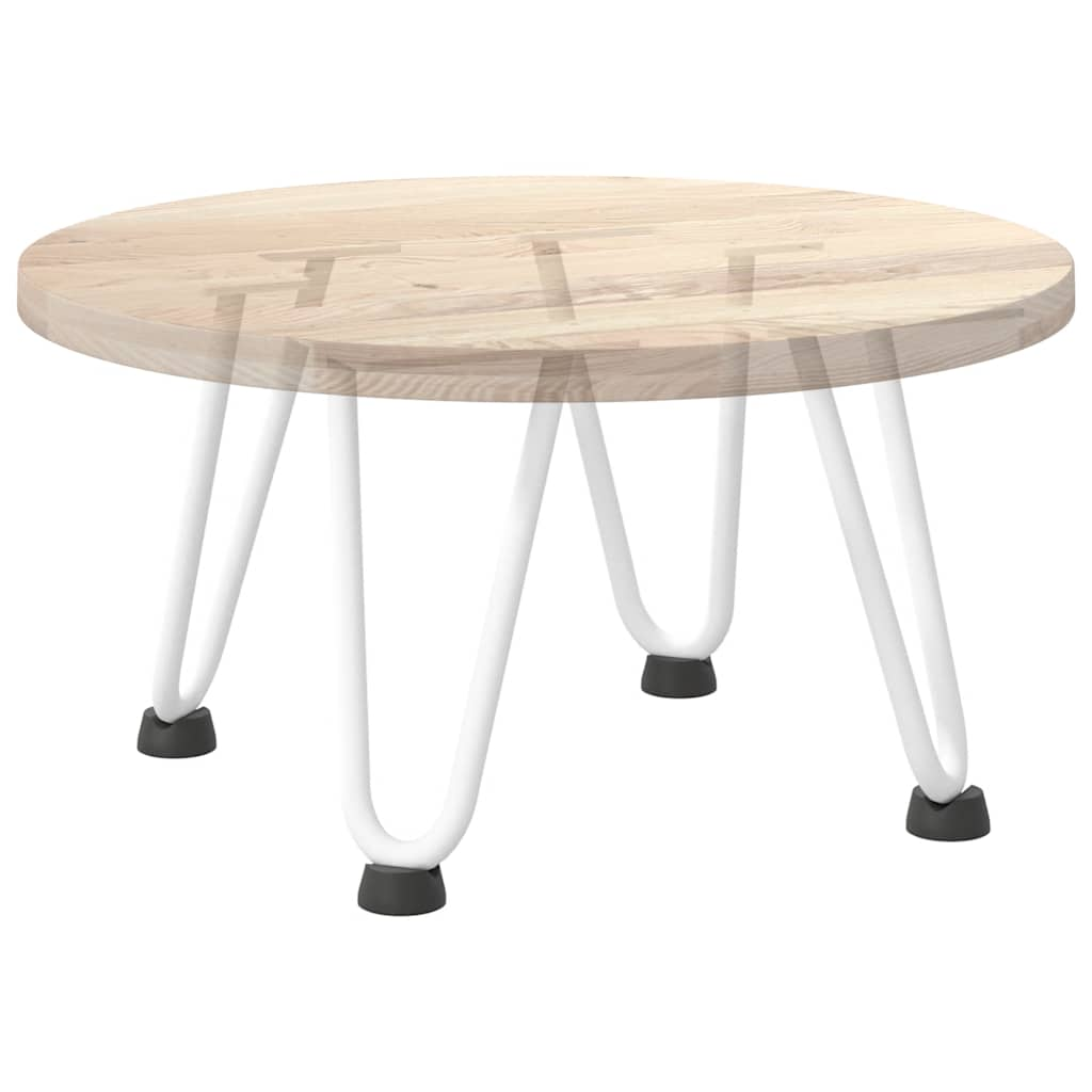 Pieds de table en forme d'épingle à cheveux 4 pcs blanc 20 cm