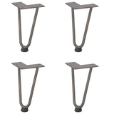 Hairpin table legs 20 cm solid steel