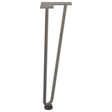 Hairpin table legs 42 cm solid steel