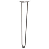 Hairpin Table Legs 72cm Solid Steel