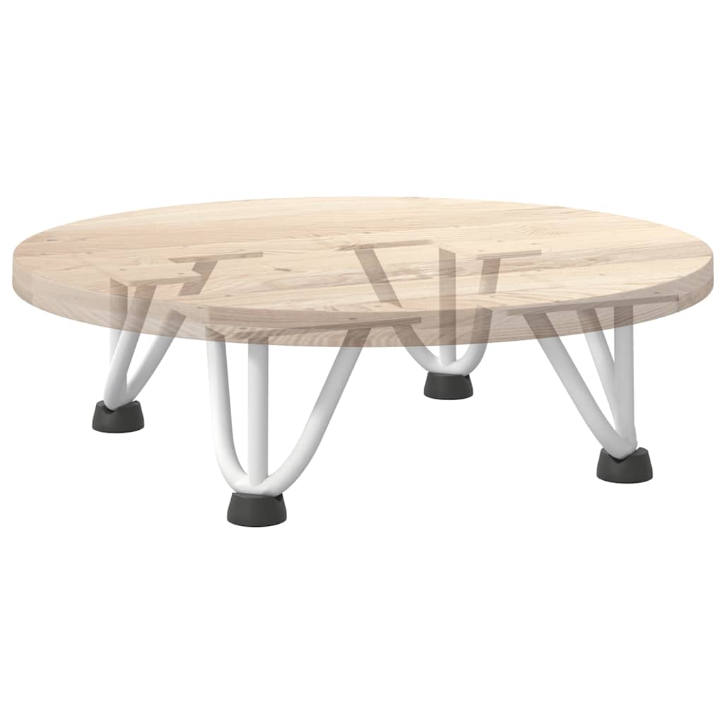 Pieds de table en forme d'épingle à cheveux 4 pcs blanc 10 cm