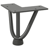 Hairpin Table Legs 4 pcs Anthracite