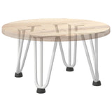 Pieds de table en forme d'épingle à cheveux 4 pcs blanc 20 cm