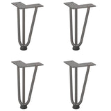 Hairpin table legs 20 cm solid steel