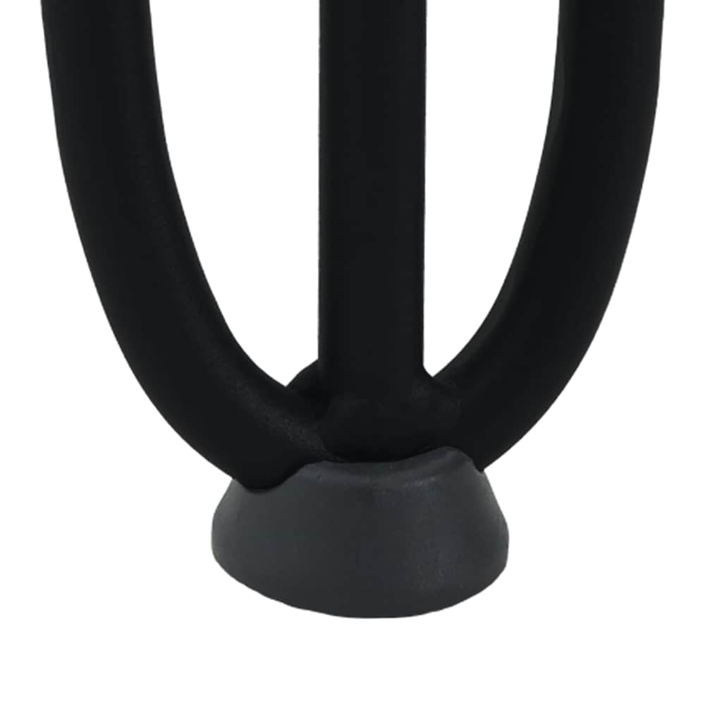 Pieds de table en forme d'épingle à cheveux 4 pcs noir 30 cm