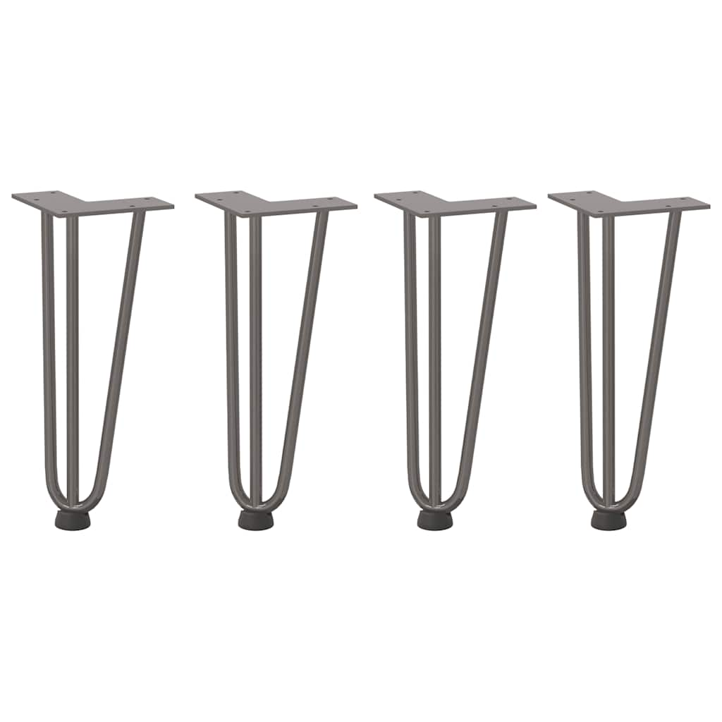 Hairpin table legs 30 cm solid steel