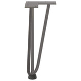 Hairpin table legs 30 cm solid steel