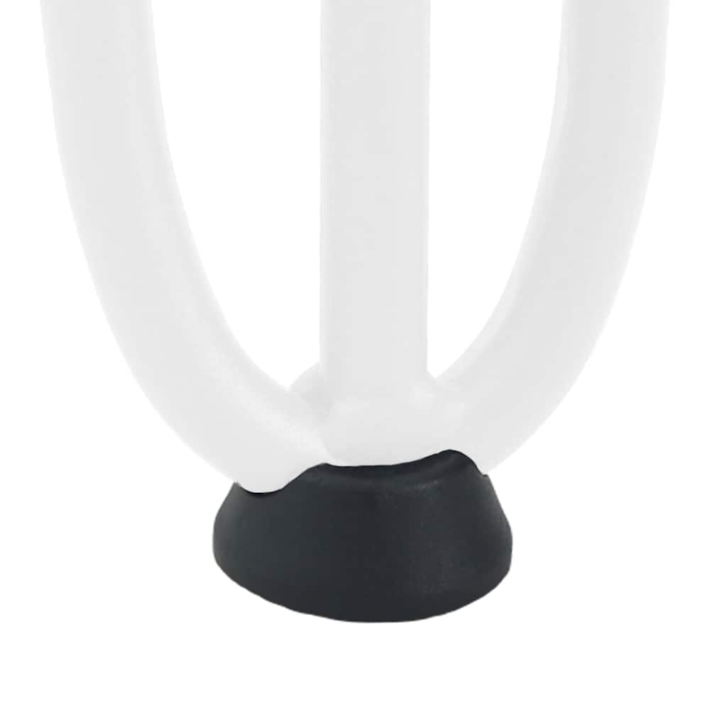 Pieds de table en forme d'épingle à cheveux 4 pcs blanc 42 cm