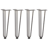 Hairpin table legs 42 cm solid steel