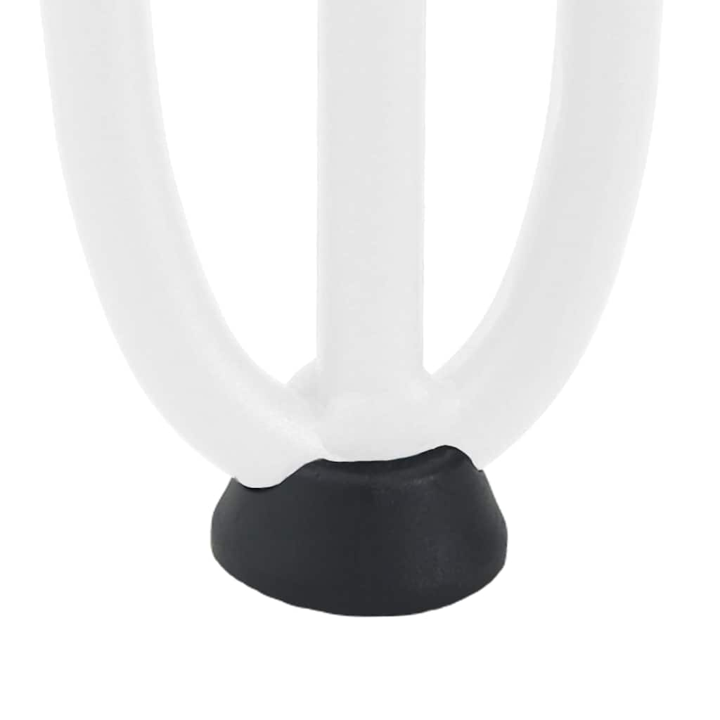 Pieds de table en forme d'épingle à cheveux 4 pcs blanc 72 cm