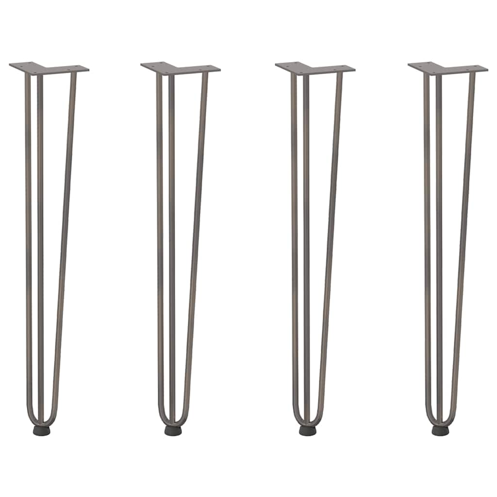 Hairpin Table Legs 72cm Solid Steel