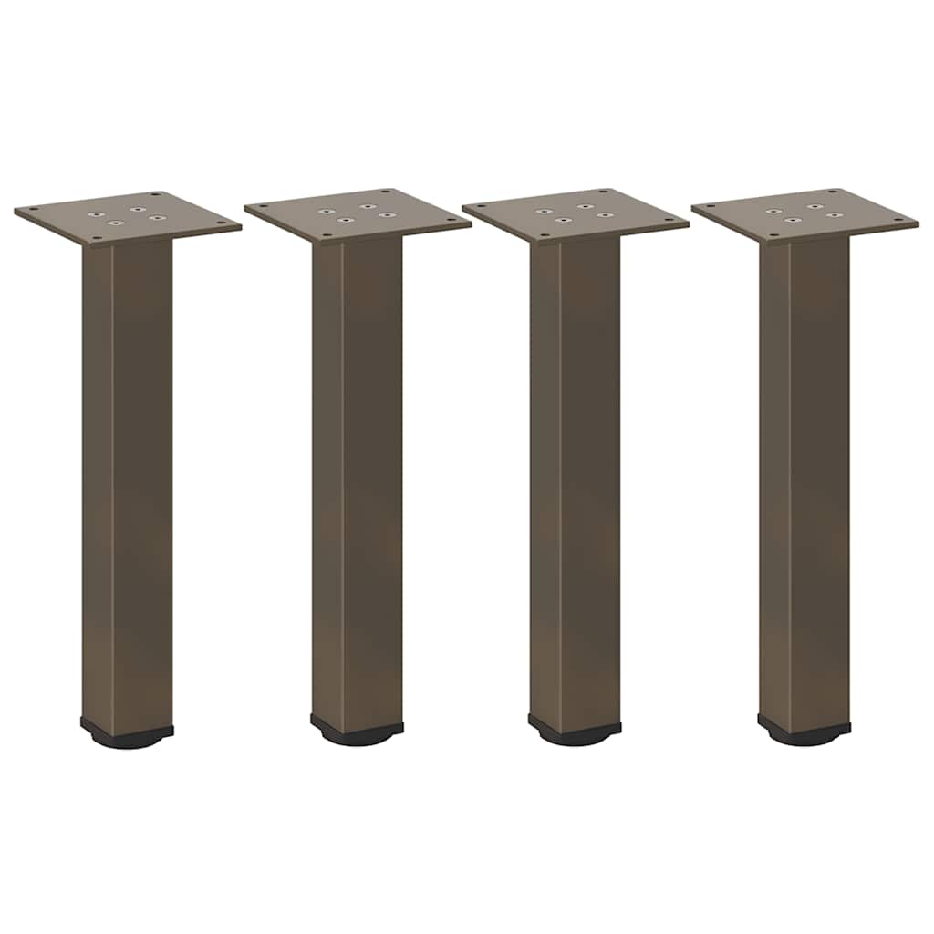 Coffee table legs natural steel 4 pcs 30-32 cm steel