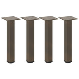 Coffee table legs natural steel 4 pcs 30-32 cm steel