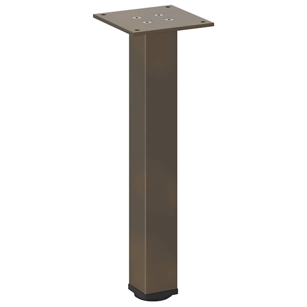 Coffee table legs natural steel 4 pcs 30-32 cm steel