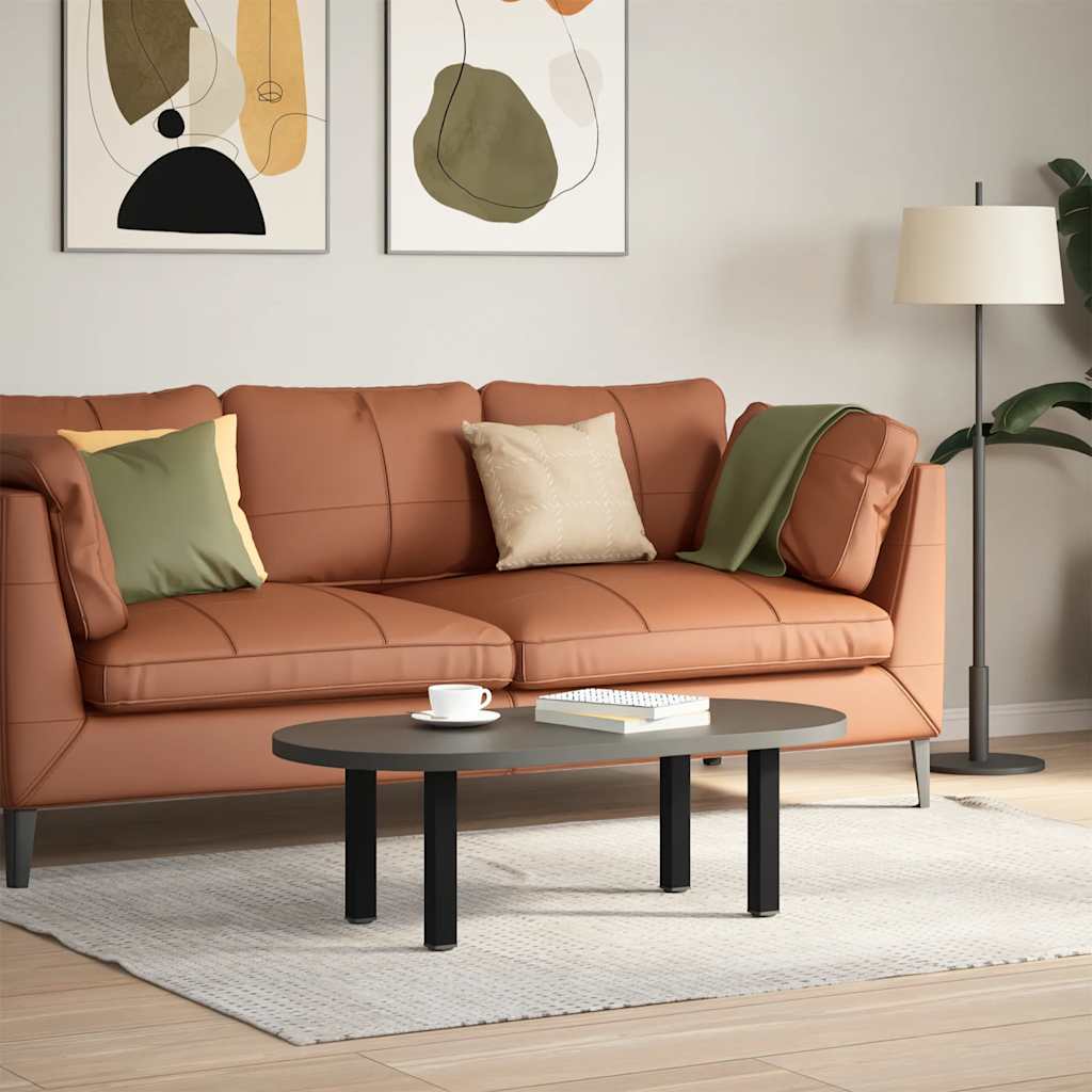 Couchtischbeine 4 Stück schwarz 42-44 cm Stahl