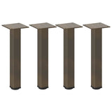 Coffee table legs natural steel 4 pcs 42-44 cm steel