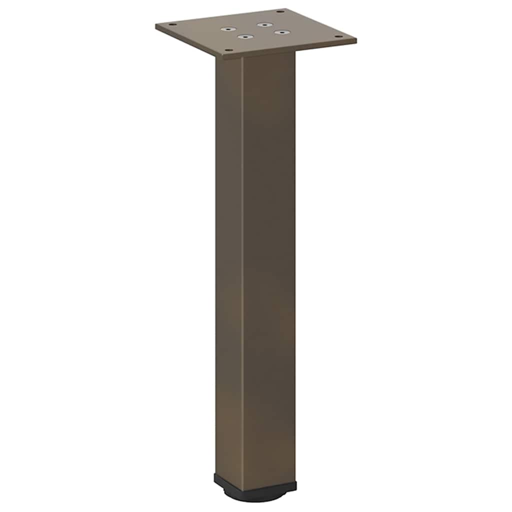 Coffee table legs natural steel 4 pcs 42-44 cm steel