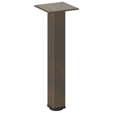 Coffee table legs natural steel 4 pcs 42-44 cm steel