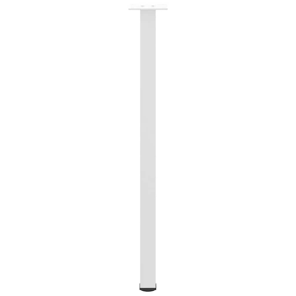 Pieds de table basse 4 pcs blanc 72-74 cm acier