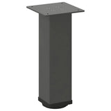 Pieds de table basse 4 pcs anthracite 30-32 cm acier