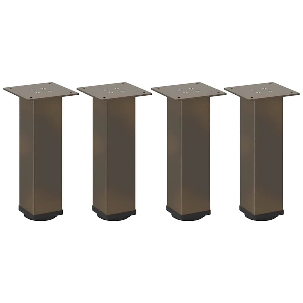 Coffee table legs natural steel 4 pcs 30-32 cm steel