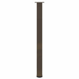 Coffee table legs natural steel 4 pcs 110-112 cm steel