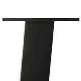 Coffee table legs 4 pcs black 30 cm steel