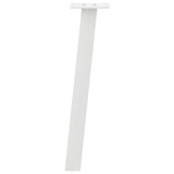 Pieds de table basse 4 pcs blanc 30 cm acier