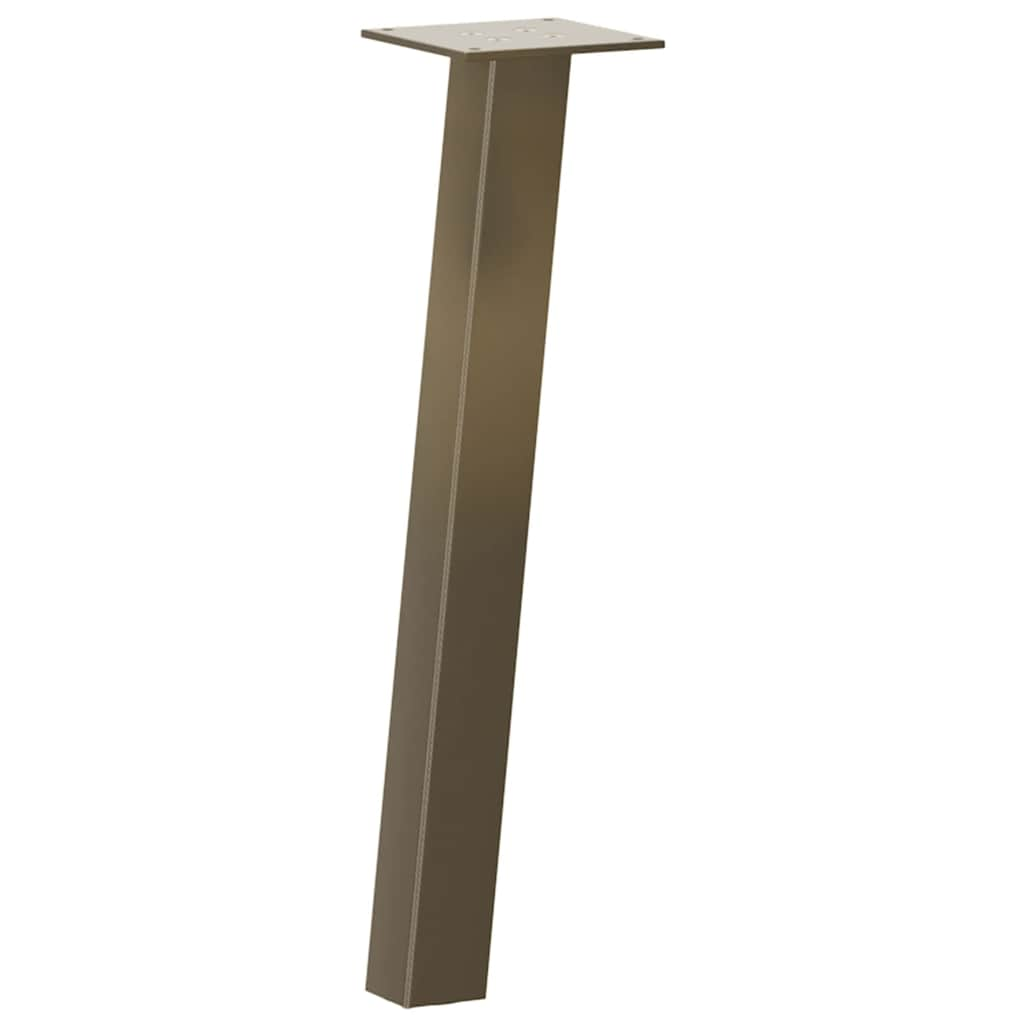 Coffee table legs natural steel 4 pcs 30 cm steel