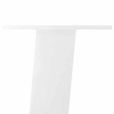 Pieds de table basse 4 pcs blanc 42 cm acier