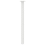 Pieds de table basse 4 pcs blanc 72 cm acier