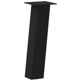 Pieds de table basse 4 pcs noir 30 cm acier