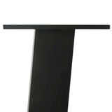 Pieds de table basse 4 pcs noir 30 cm acier