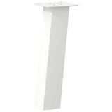 Pieds de table basse 4 pcs blanc 30 cm acier