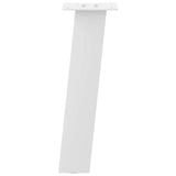 Pieds de table basse 4 pcs blanc 30 cm acier