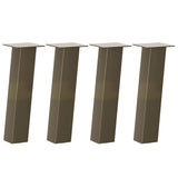 Coffee table legs natural steel 4 pcs 30 cm steel