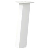 Pieds de table basse 4 pcs blanc 42 cm acier