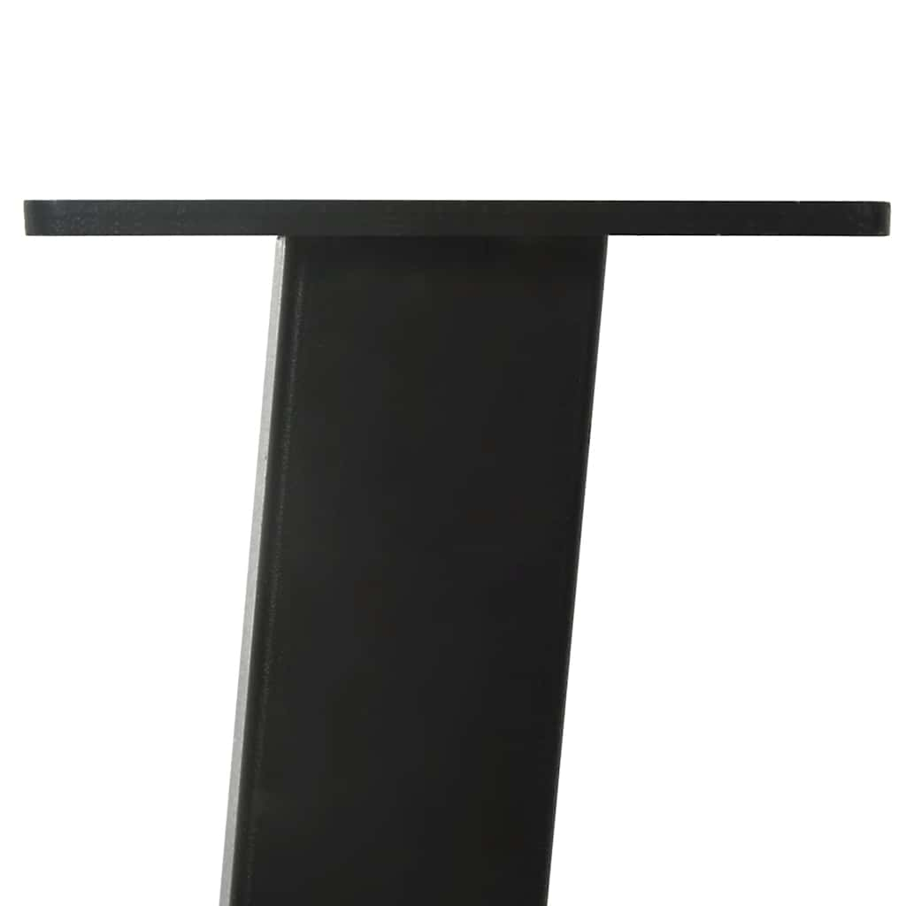 Couchtischbeine 4 Stück schwarz 72 cm Stahl