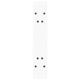 Pieds de table basse forme de V 2 pcs blanc 50x(72-73) cm acier