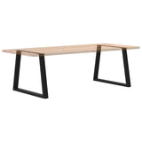 V-shaped dining table legs 2 pcs black 90x(72-73.3) cm