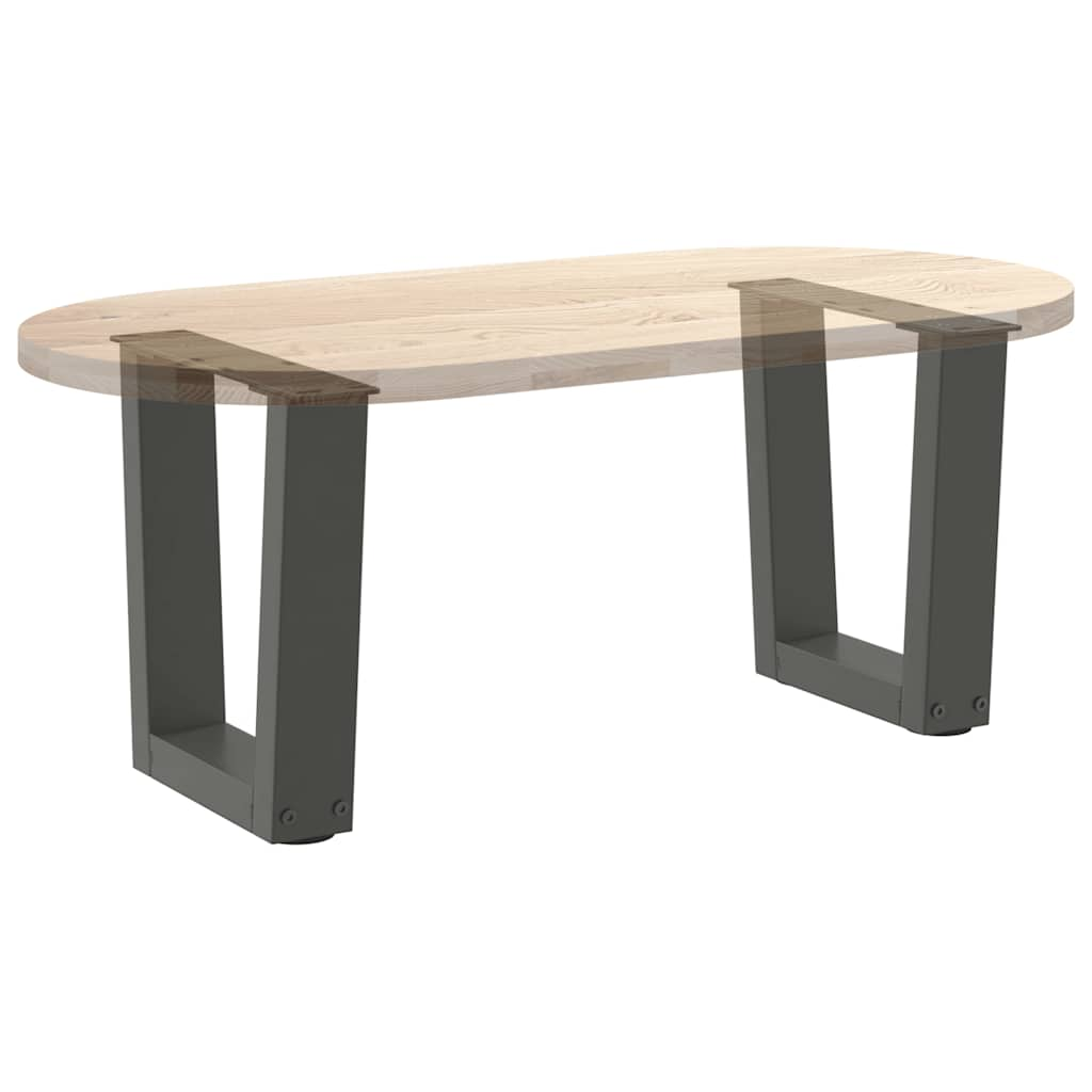 Pieds de table à manger forme V 2 pcs anthracite 40x(30-31,3)cm