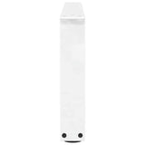 Pieds de table à manger forme V 2pcs blanc 70x(30-31,3)cm acier